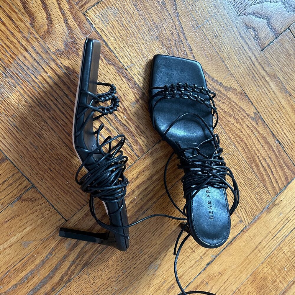 Dear Frances Dani Heel, Black -- Size 36